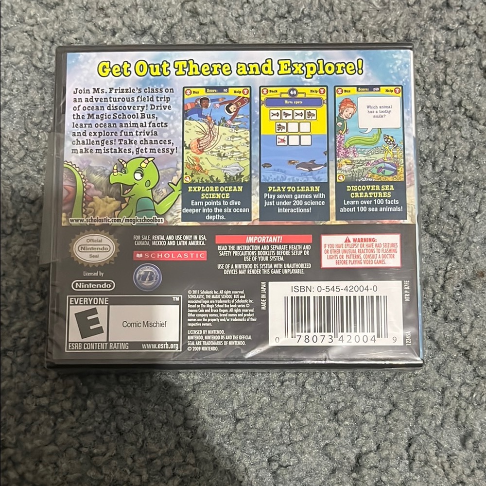 The Magic School Bus: Oceans Nintendo DS Game - Picture 2 of 2